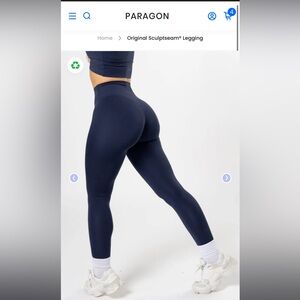 New paragon navy blue leggings Reluna
